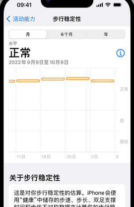 锡林浩特iPhone手机维修如何在iPhone开启'步行稳定性通知'