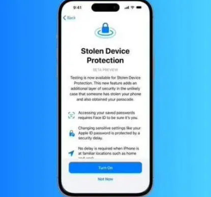 锡林浩特苹果授权维修店分享被盗设备保护功能开启方法 