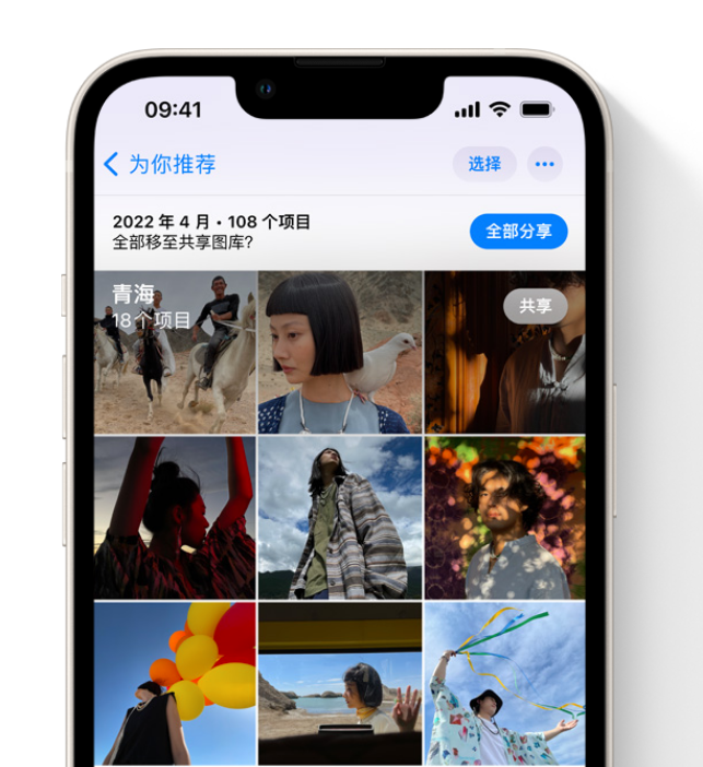 锡林浩特苹果维修网点分享在 iPhone 上使用共享图库 