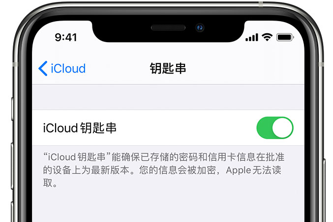 锡林浩特苹果手机维修分享在 iPhone 上开启 iCloud 钥匙串之后会储存哪些信息 