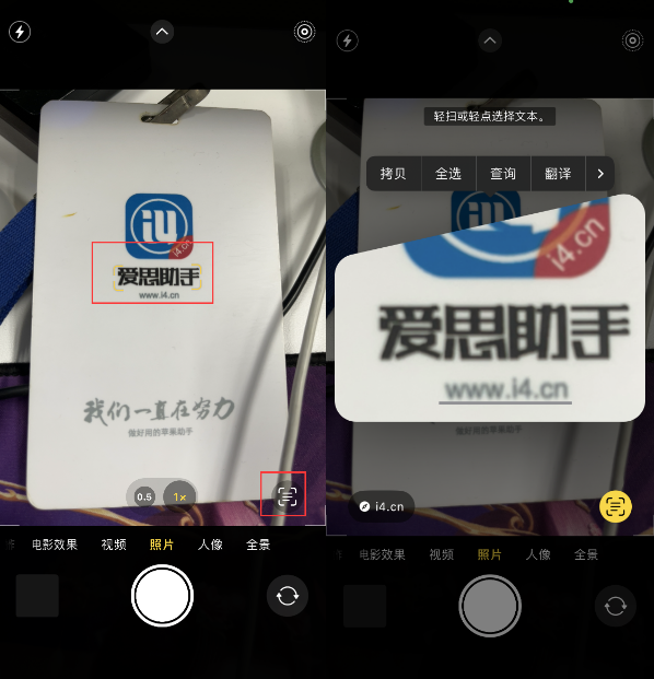 锡林浩特苹果手机维修分享升级iOS 16后如何通过相机翻译文本 
