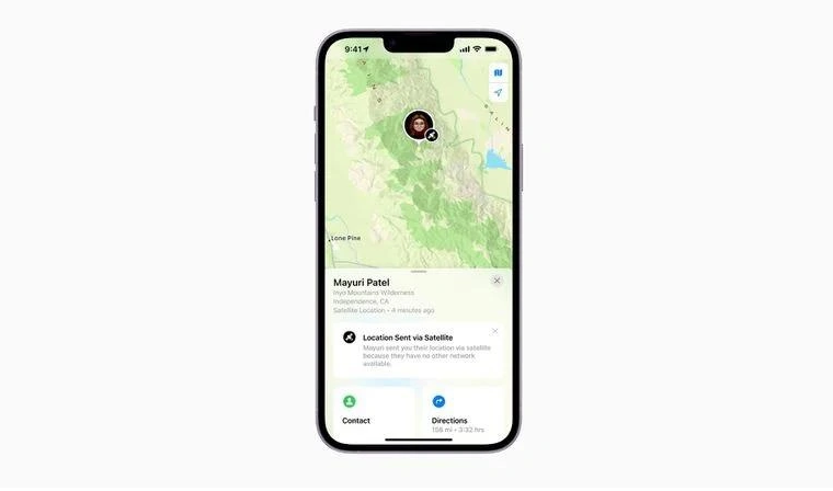 锡林浩特苹果14维修分享iPhone14系列中 FindMy功能通过卫星分享位置方法教程 