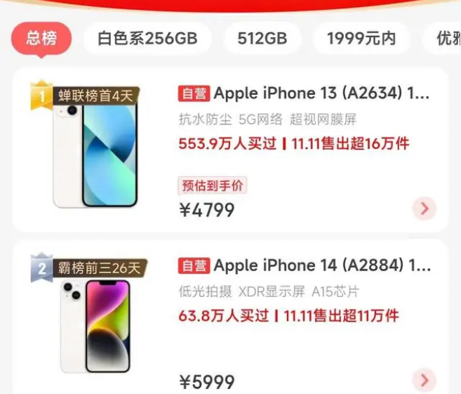 锡林浩特苹果14维修分享iPhone14配置不如同价位的安卓还能大卖 