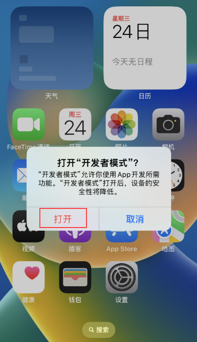 锡林浩特苹果手机维修分享如何打开开发者模式 