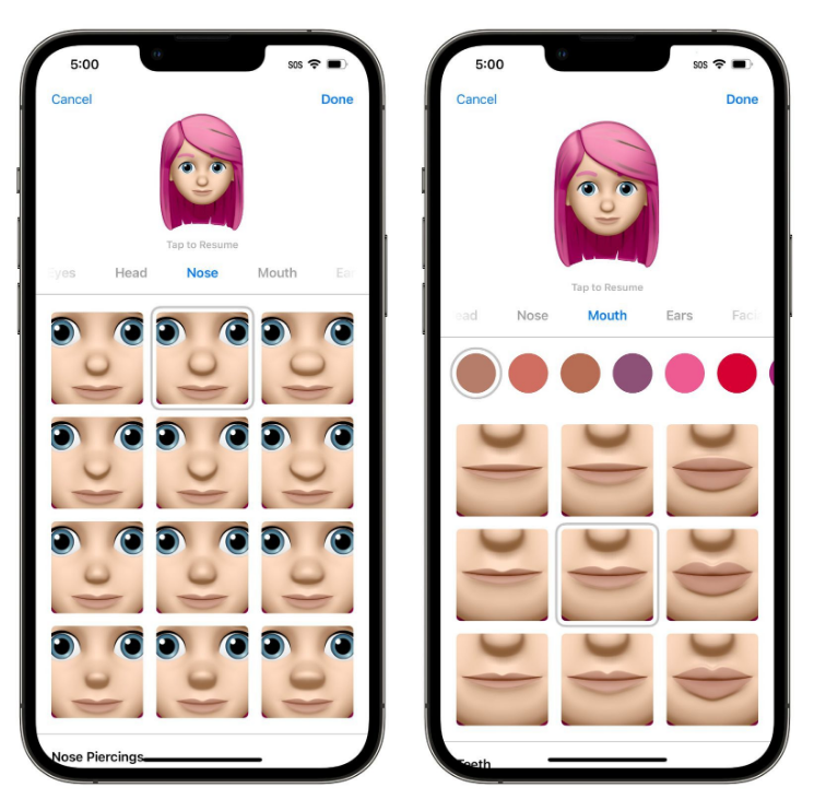 锡林浩特苹果手机维修分享​iOS 16中的拟我表情有了哪些变化和升级 
