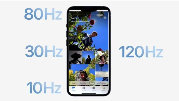 锡林浩特苹果14维修分享iPhone 14有高刷吗 