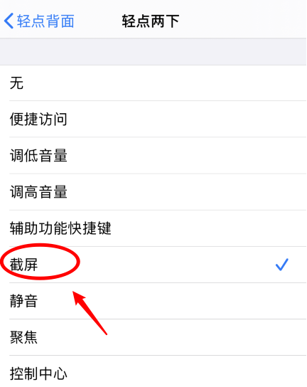 锡林浩特苹果手机维修分享iPhone12如何启用双击截屏 